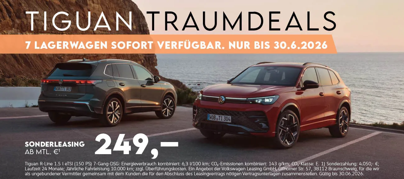 Slider Tiguan Lagerwagen