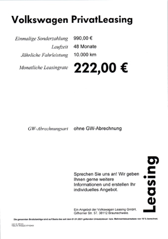 T-Cross ENERGY  1.0 l TSI OPF 7-Gang-DSG