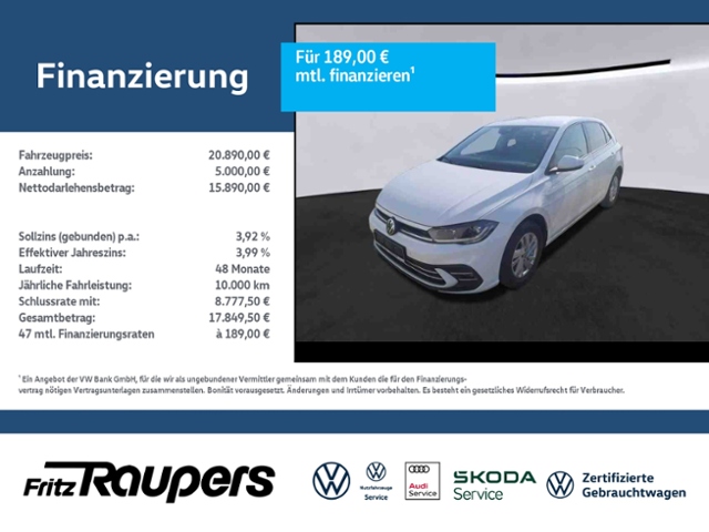 Polo 1.0 TSI DSG Style +KAMERA+NAVI