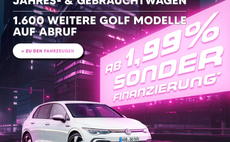  Golf 1,99 Sonderfinanzierung