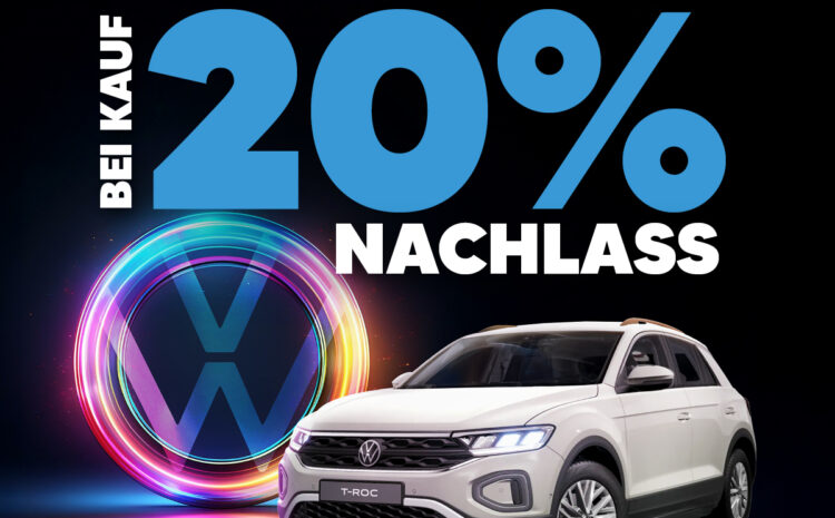  T-Roc SALE 20% Nachlass
