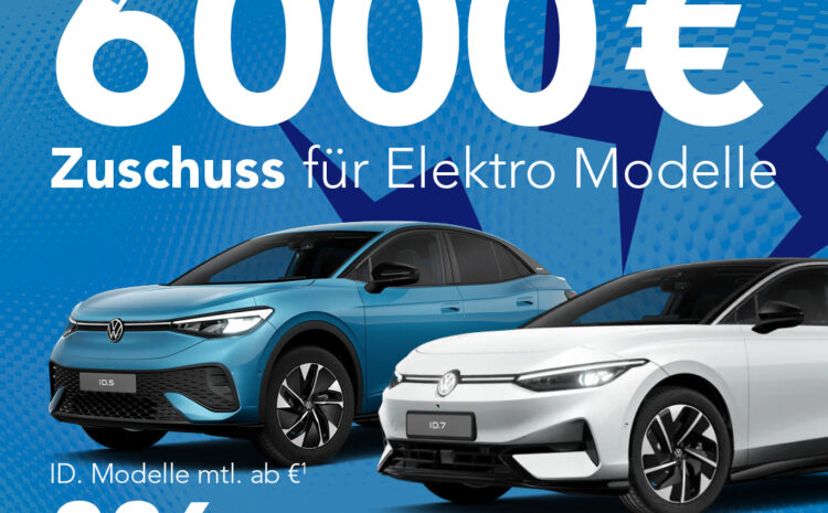  VW E-Fahrzeug Förderprämie